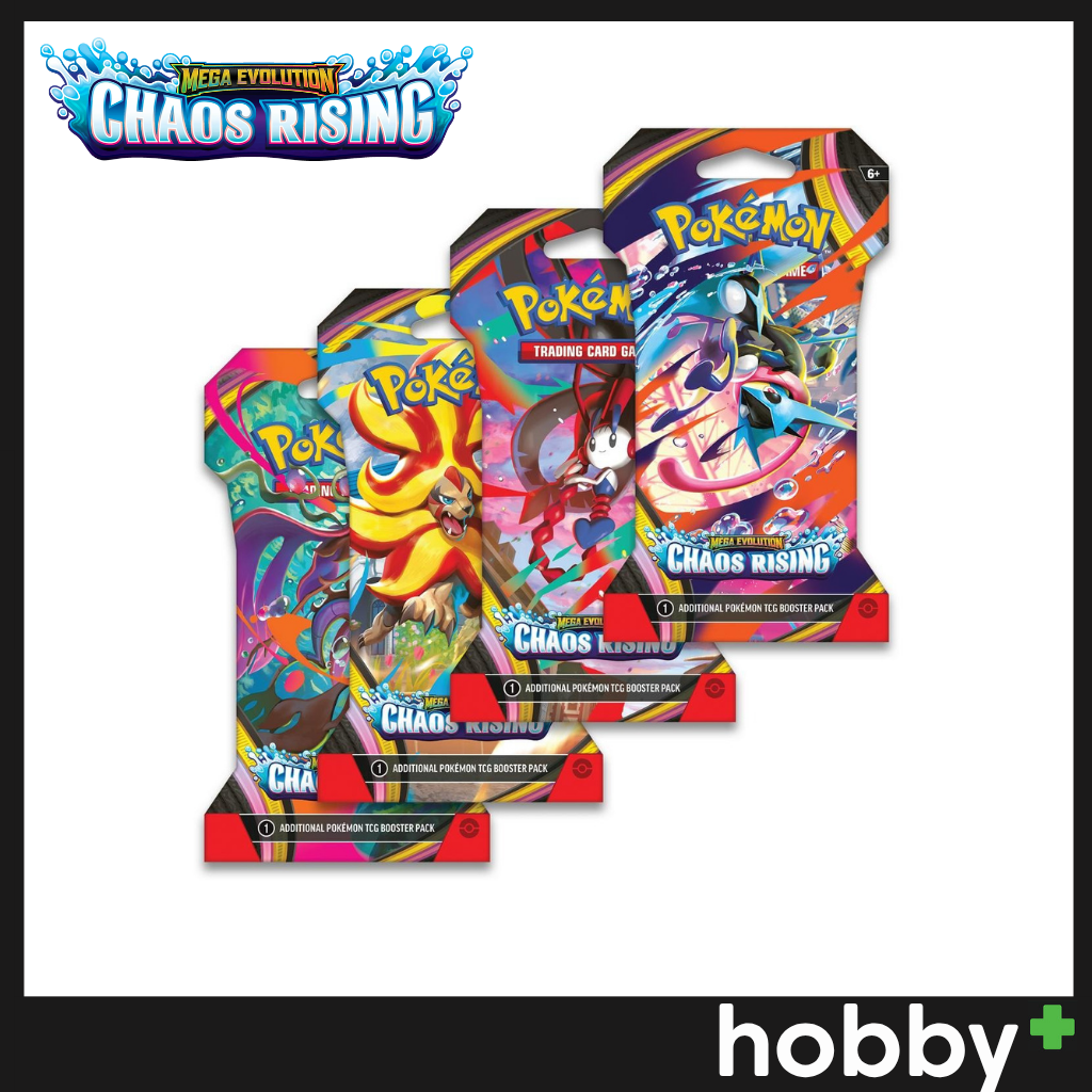 English Pokemon TCG ME04 Chaos Rising Booster Packs Sleeved