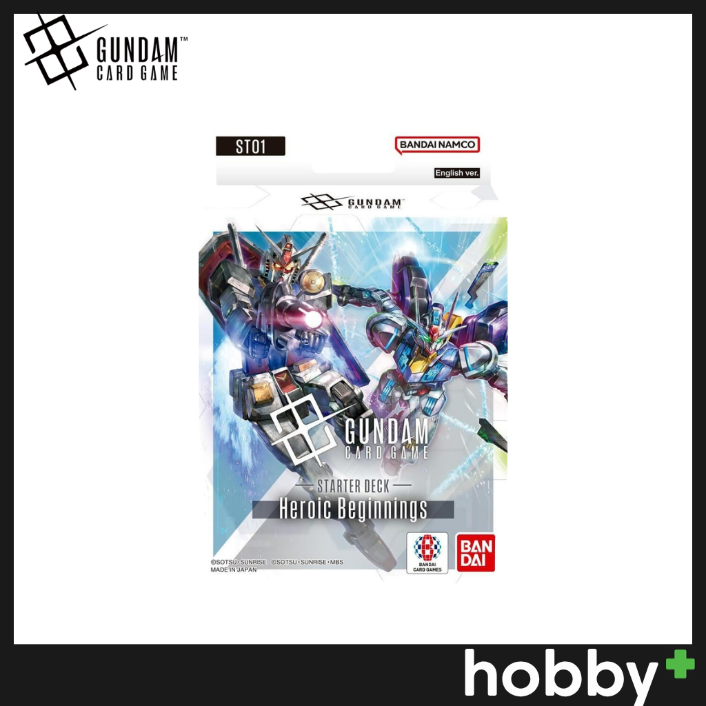 Gundam Card Game ST-01 Heroic Beginnings Start Deck Japanese Version