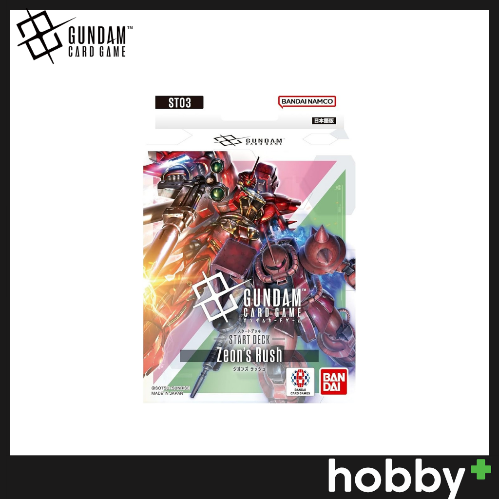 Gundam Card Game ST-03 Zeon's Rush Start Deck Japanese Version