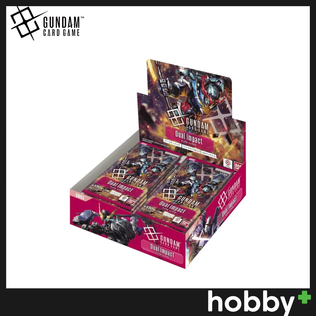 Bandai Gundam Card Game GD-02 Dual Impact Booster Box Japanese Version