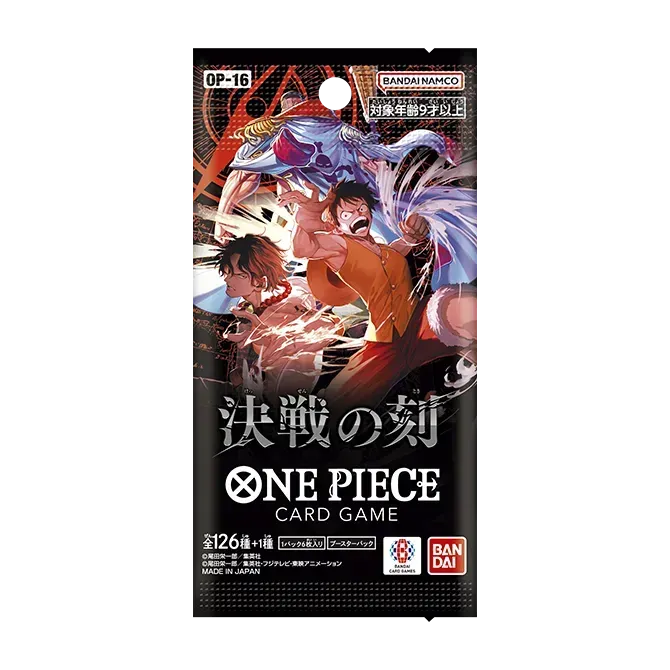 One Piece TCG OP16 The Time of Battle Booster Box Japanese Version