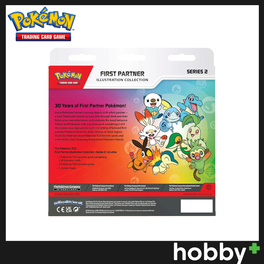 English Pokemon TCG First Partner Illustration Collection Series 2