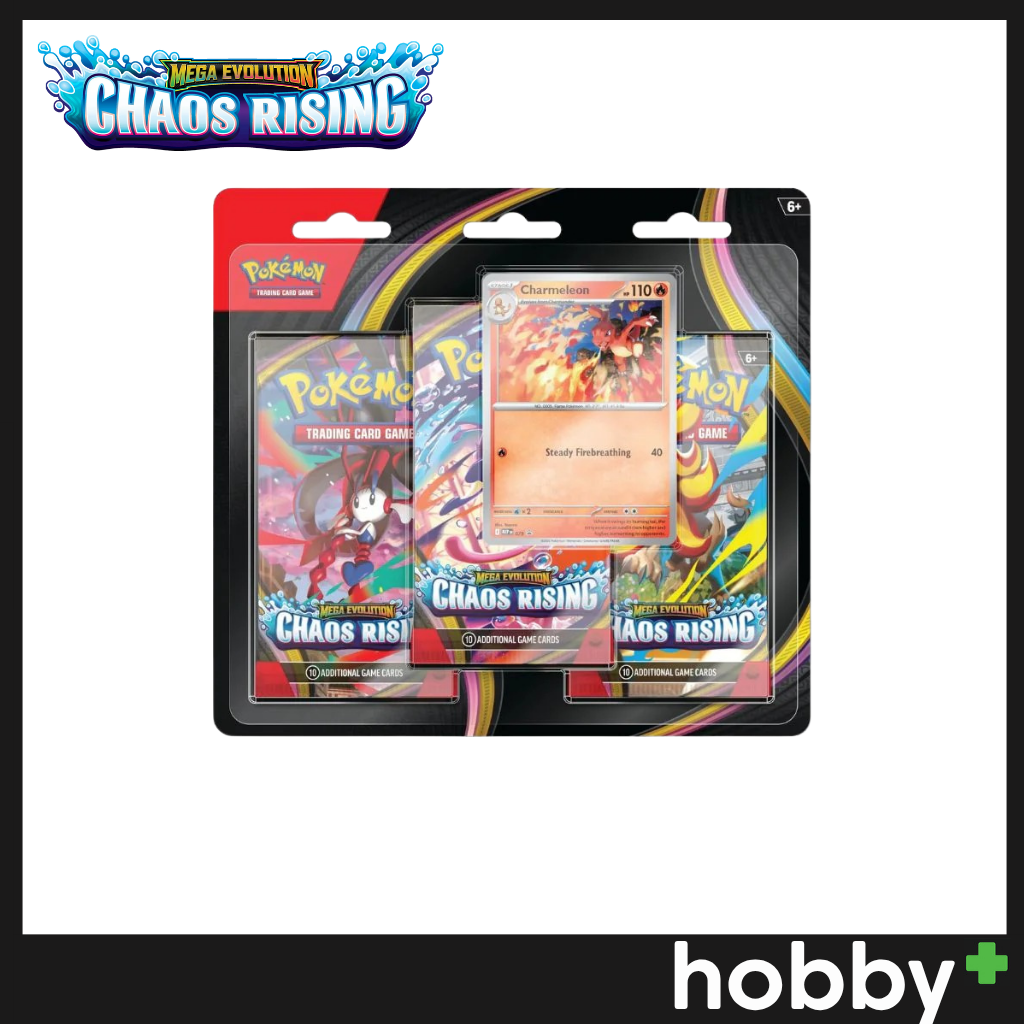 English Pokemon TCG ME04 Chaos Rising 3 Pack Blister