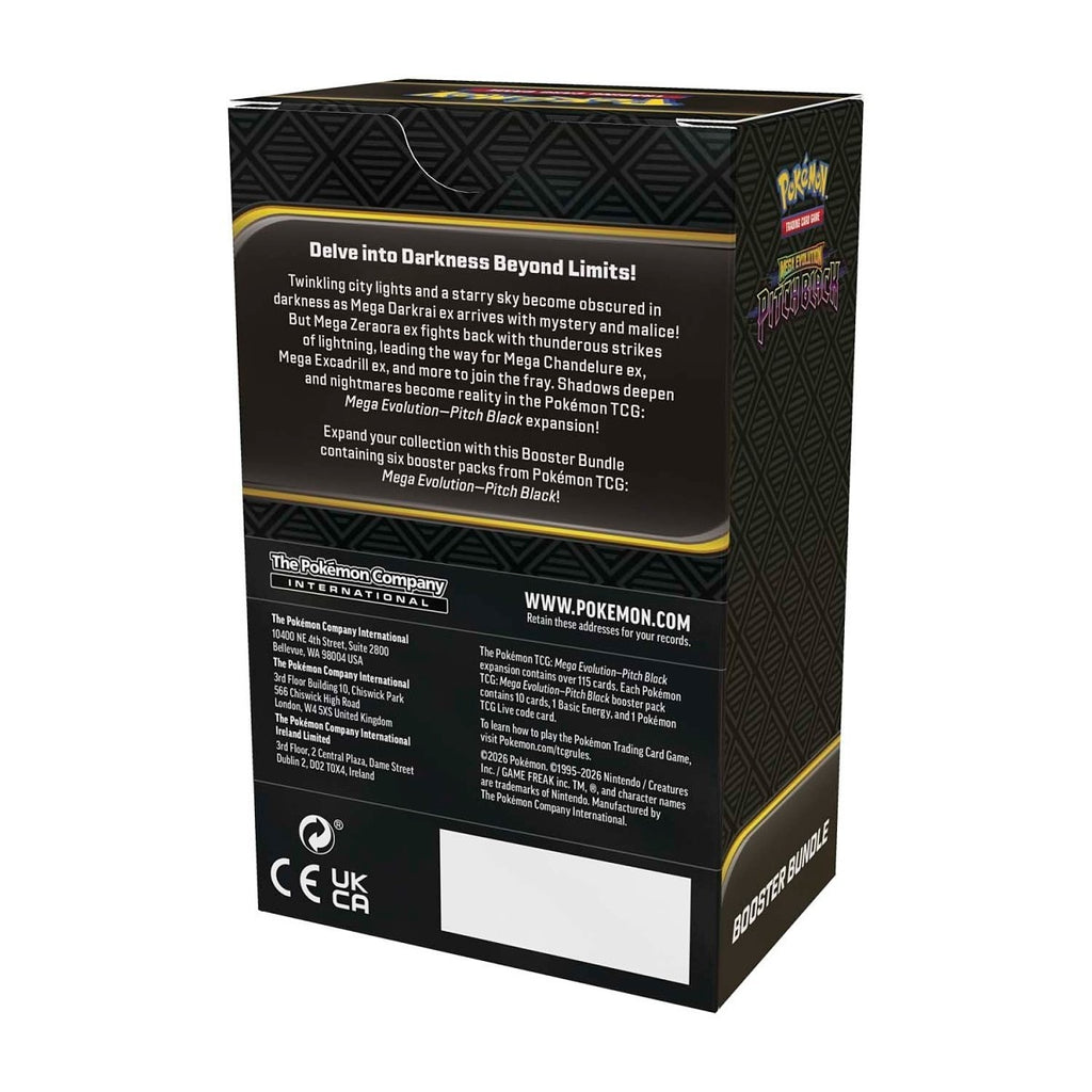 English Pokemon TCG ME05 Pitch Black Booster Bundle