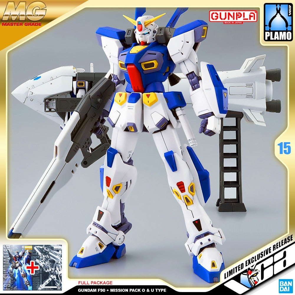 P-Bandai MG Mission Pack O-Type & U-Type for Gundam F90 1/100 Limited Edition
