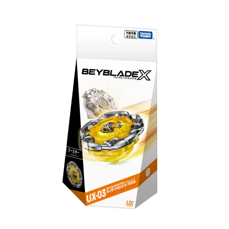 Beyblade X UX-03 Booster Wizard Rod (W/ Ban Kee Sticker)