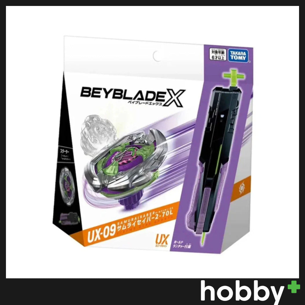 Beyblade X UX-09 Samurai Saber (W/ BanKee Sticker)