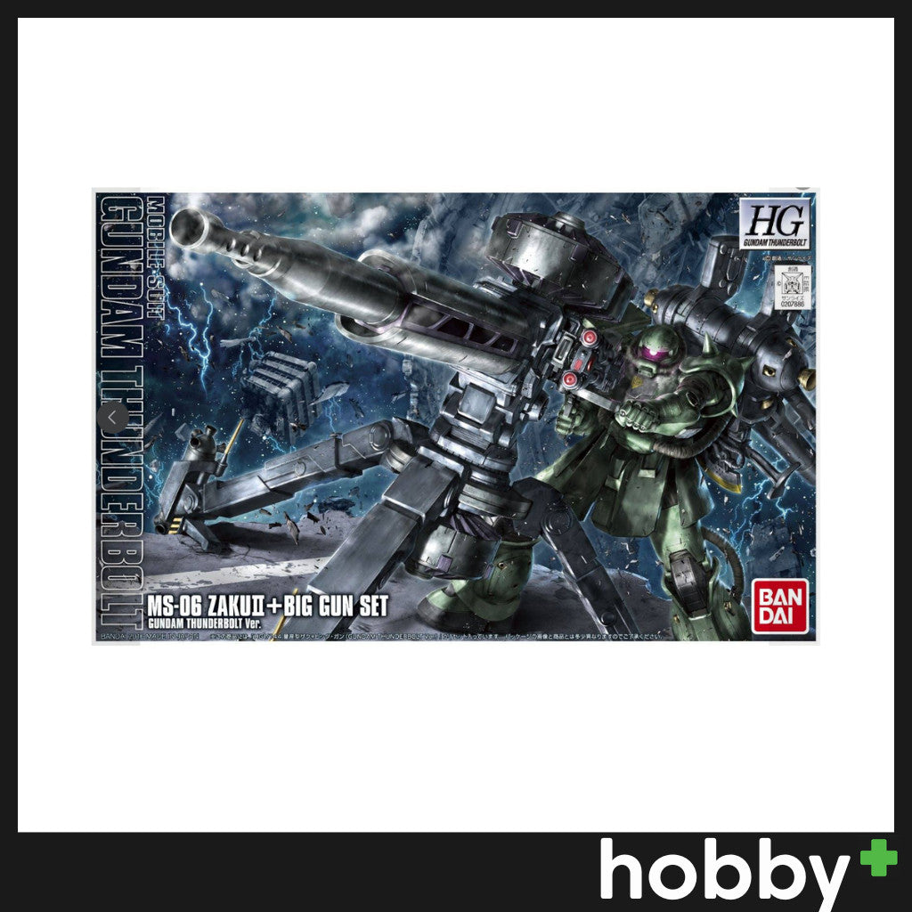 Bandai HG 1/144 Zaku II + Big Gun Set [Gundam Thunderbolt]
