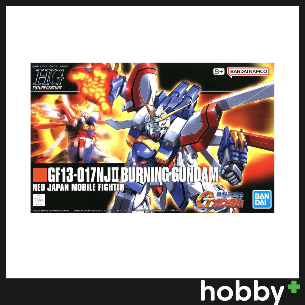 Bandai HG 1/144 GF13-017NJII Burning Gundam