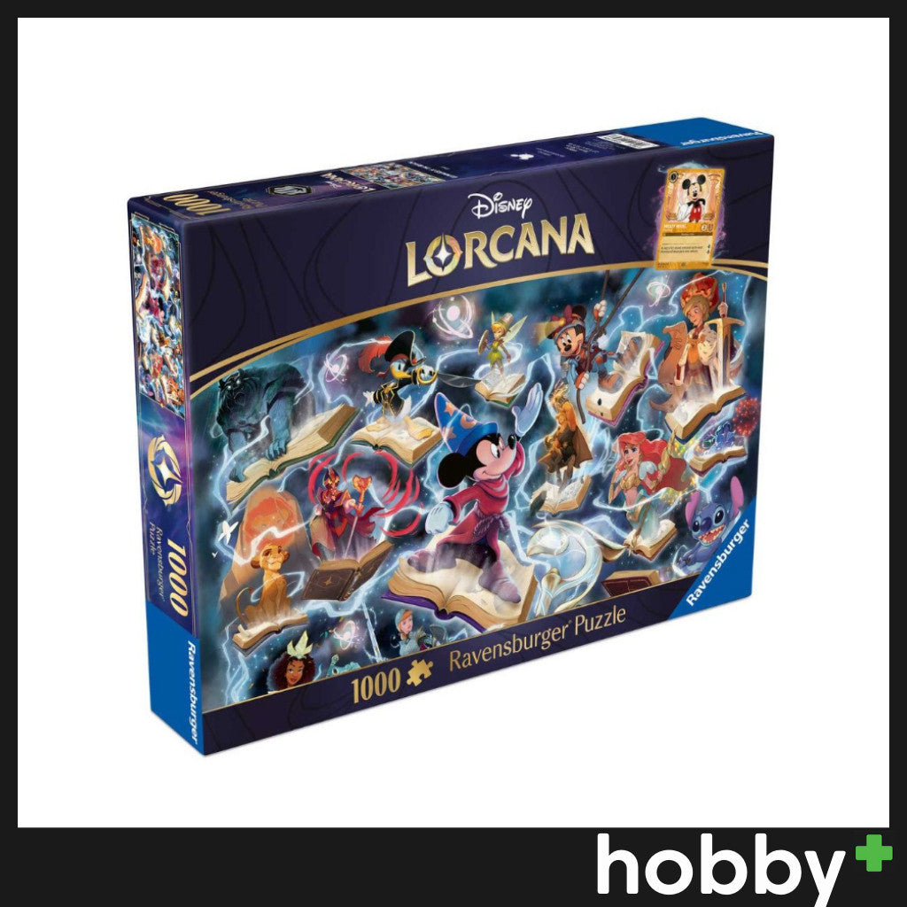 Disney Lorcana Ravensburger Glimmers of the Realm Steel 1000 Piece Puzzle