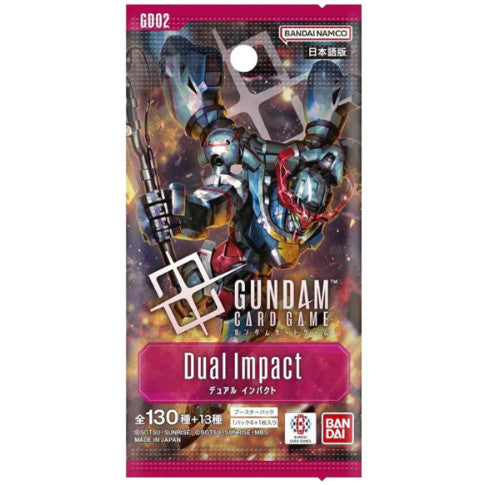 Bandai Gundam Card Game GD-02 Dual Impact Booster Box Japanese Version