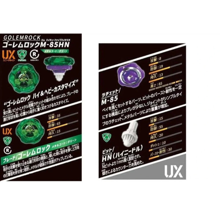 Beyblade X CX-11 Emperor Might Deck Set (W/ Ban Kee Sticker)
