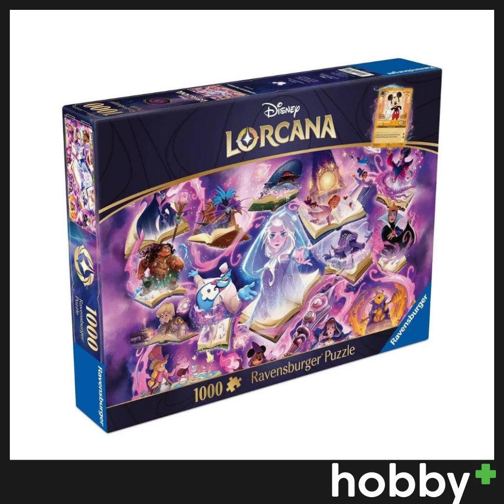 Disney Lorcana Ravensburger Glimmers of the Realm Amethyst 1000 Piece Puzzle