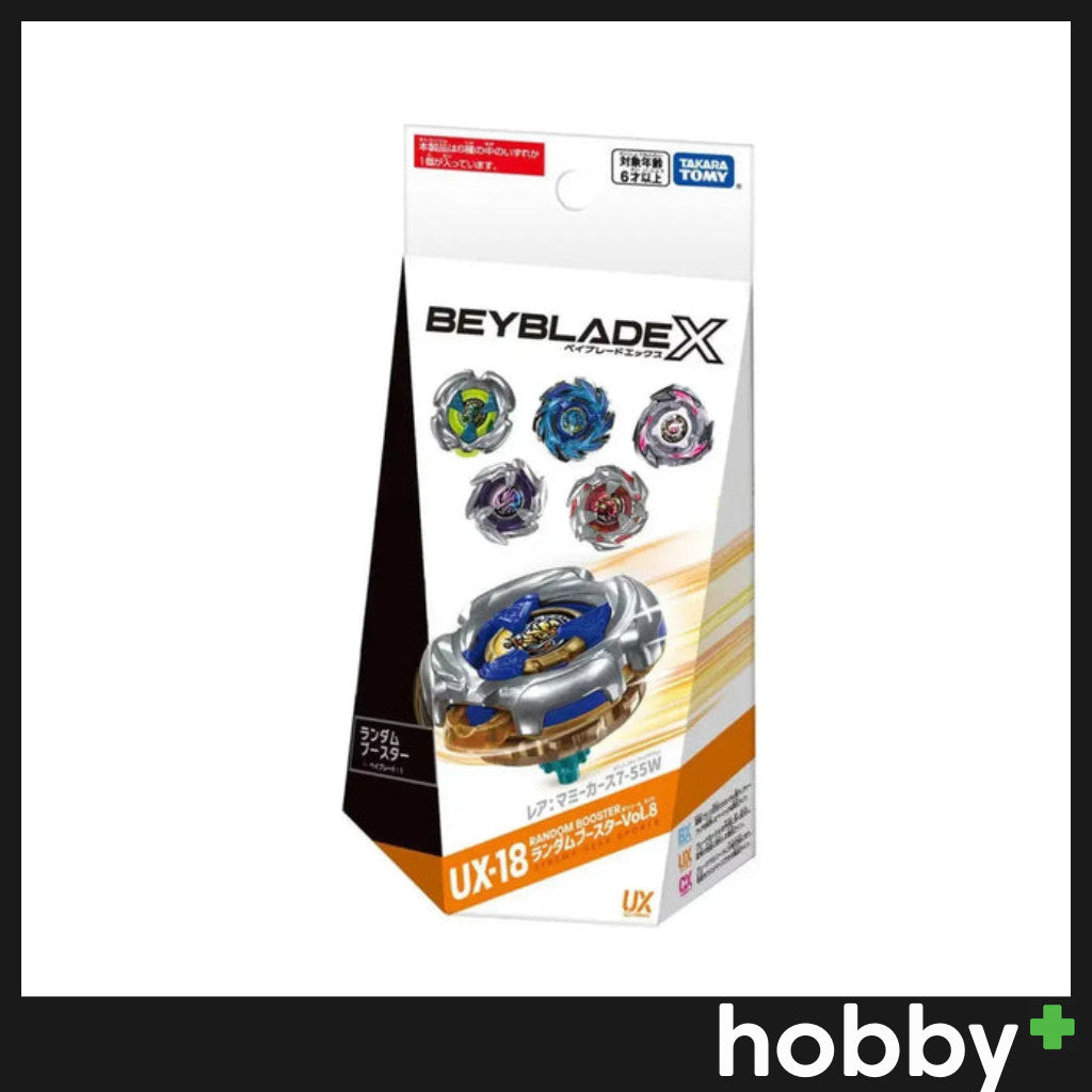 Beyblade X UX-18 Random Booster Vol.8 (W/ Ban Kee Sticker)