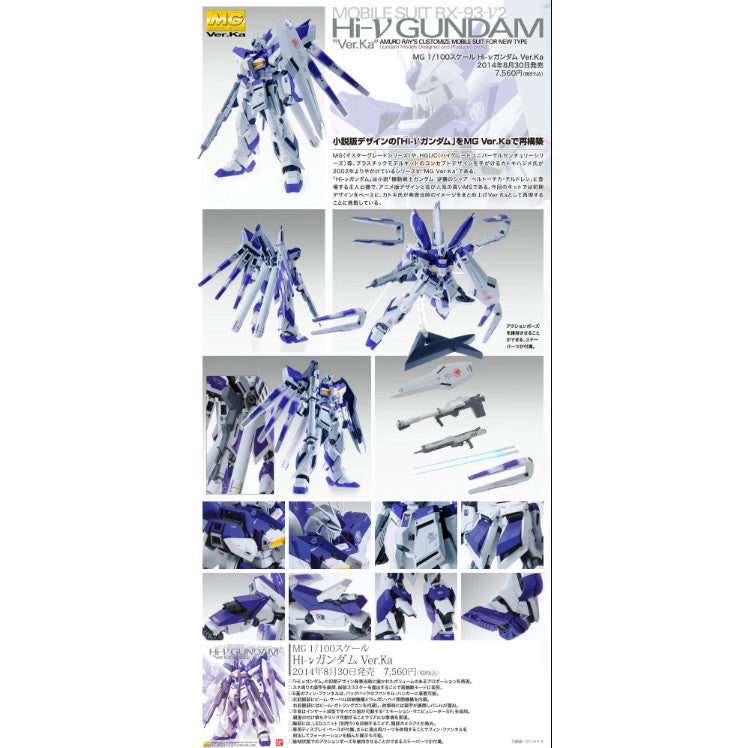 Bandai MG 1/100 RX-93-V2 Hi-Nu Gundam