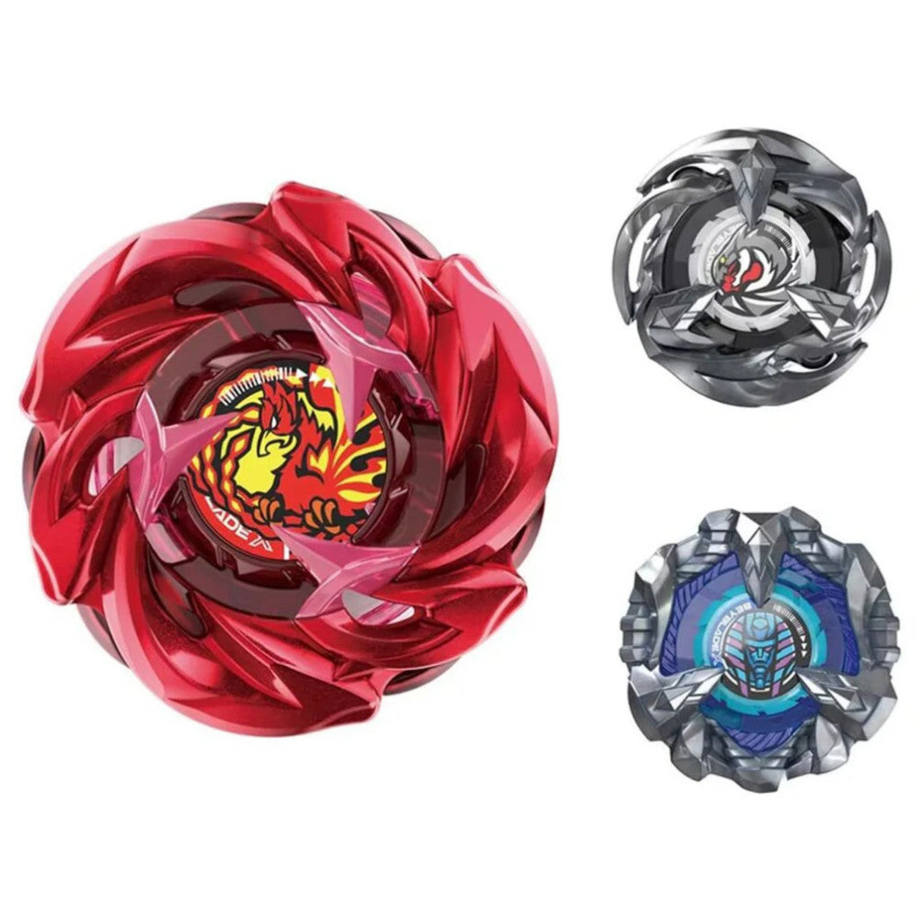 Beyblade X UX-07 Phoenix Rudder Deck Set (W/ Ban Kee Sticker)