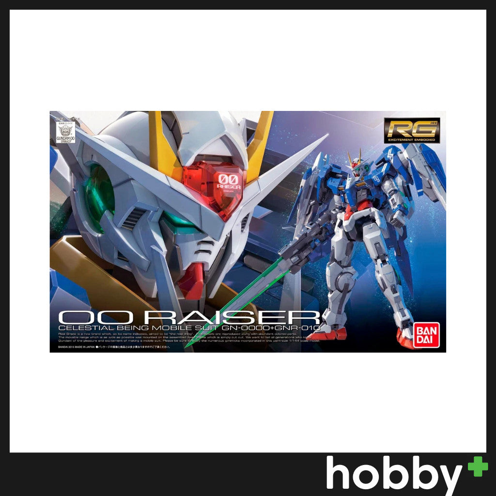 Bandai RG 1/144 18 GN-0000+GNR-010 00 Gundam Raiser