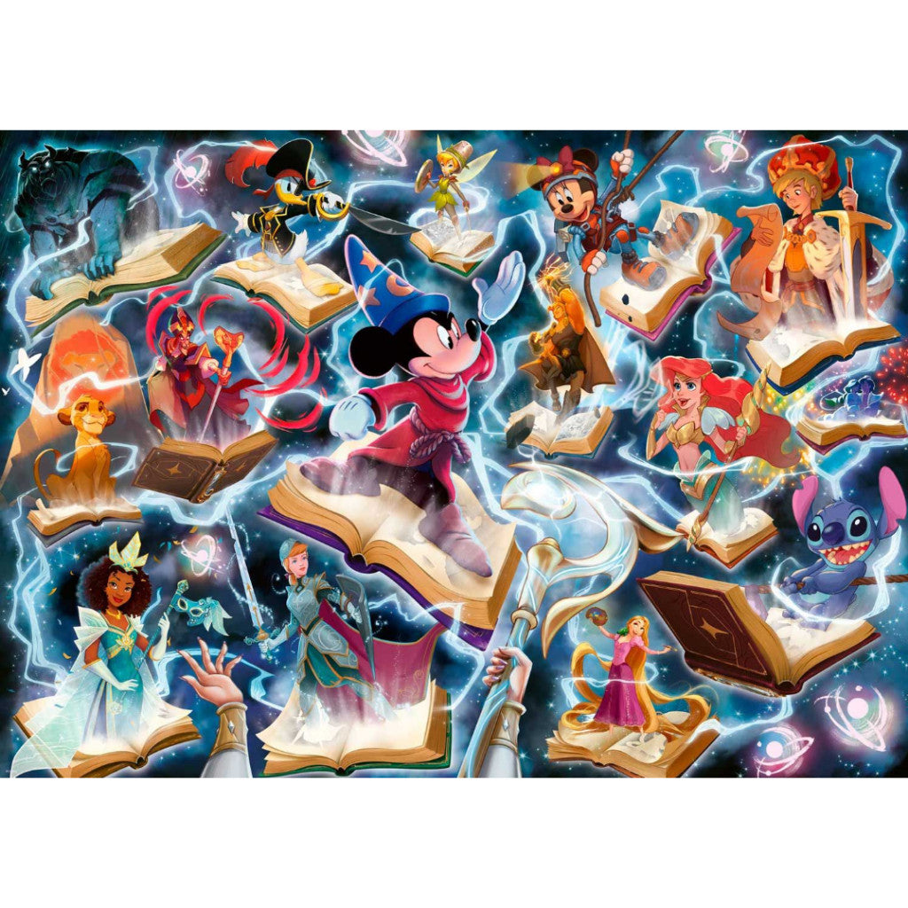 Disney Lorcana Ravensburger Glimmers of the Realm Steel 1000 Piece Puzzle
