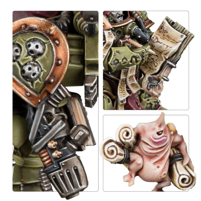 Warhammer 40K Death Guard: Scribbus Wretch the Tallyman