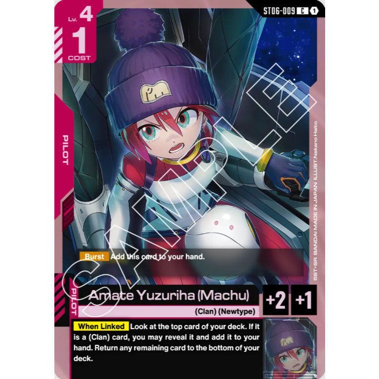 Gundam Card Game ST-06 Clan Unity Start Deck Japanese Version
