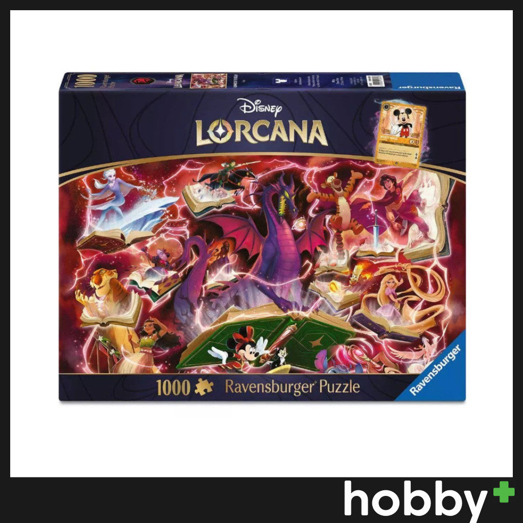 Disney Lorcana Ravensburger Glimmers of the Realm Ruby 1000 Piece Puzzle