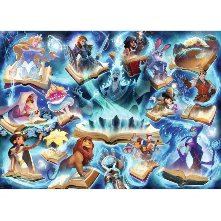 Disney Lorcana Ravensburger Glimmers of the Realm Sapphire 1000 Piece Puzzle