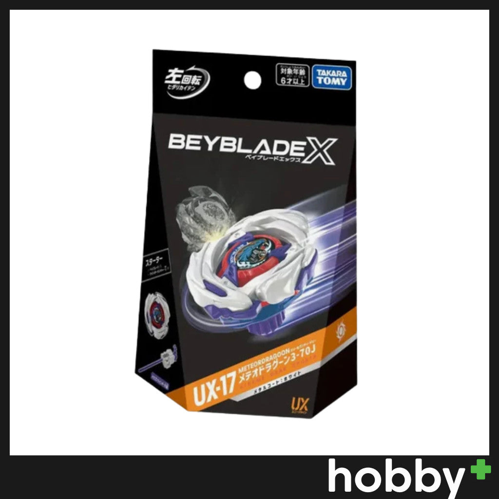 Beyblade X UX-17 Meteor Dragoon 3-70J (W/ Ban Kee Sticker)