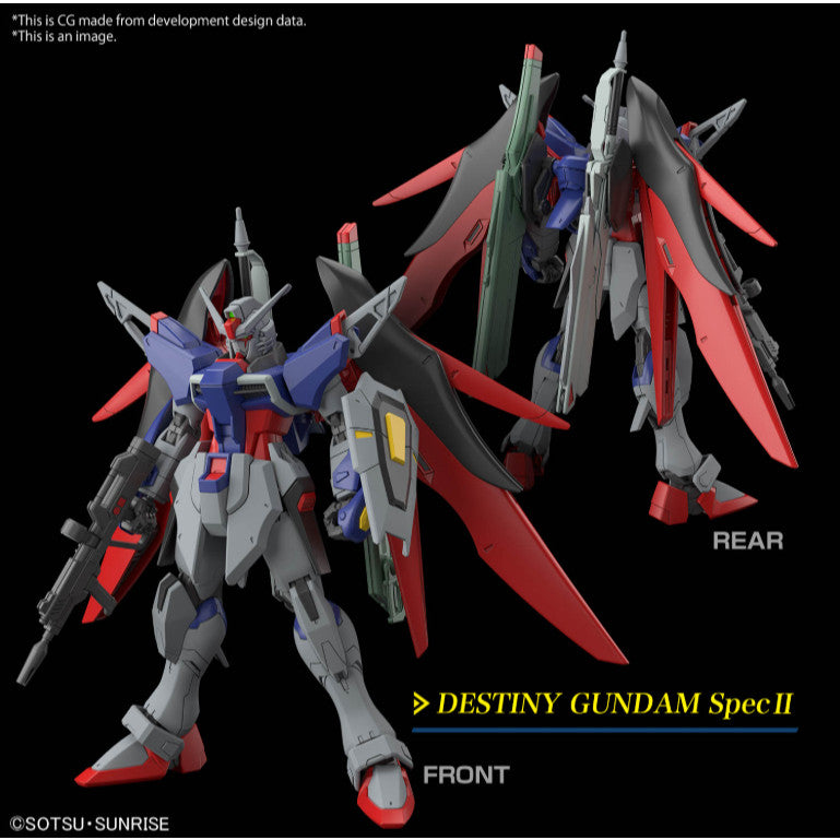 Bandai HG 1/144 Destiny Gundam Spec II & Zeus Silhouette