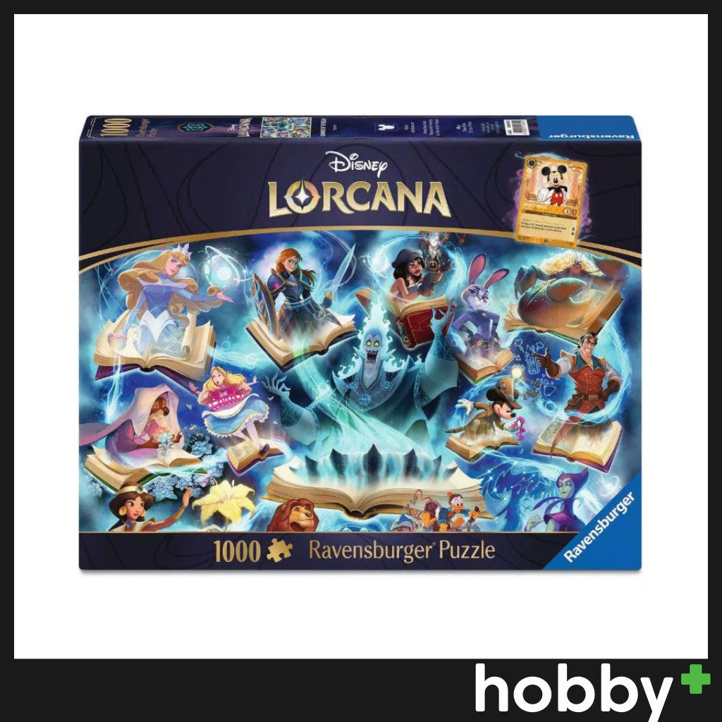 Disney Lorcana Ravensburger Glimmers of the Realm Sapphire 1000 Piece Puzzle