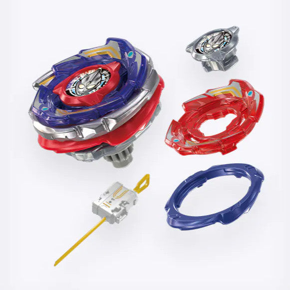 Beyblade X CX-00 BXG-70 Ultraman Tiga Rage FT3-60T (W/ Ban Kee Sticker)