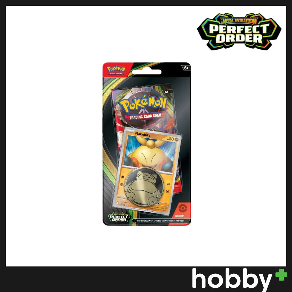English Pokemon TCG ME03 Perfect Order Checklane Blister Makuhita