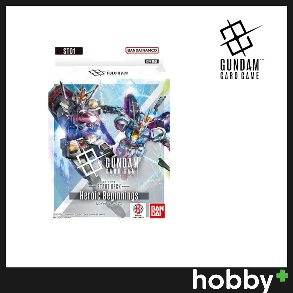 Gundam Card Game ST-01 Heroic Beginnings Start Deck Japanese Version