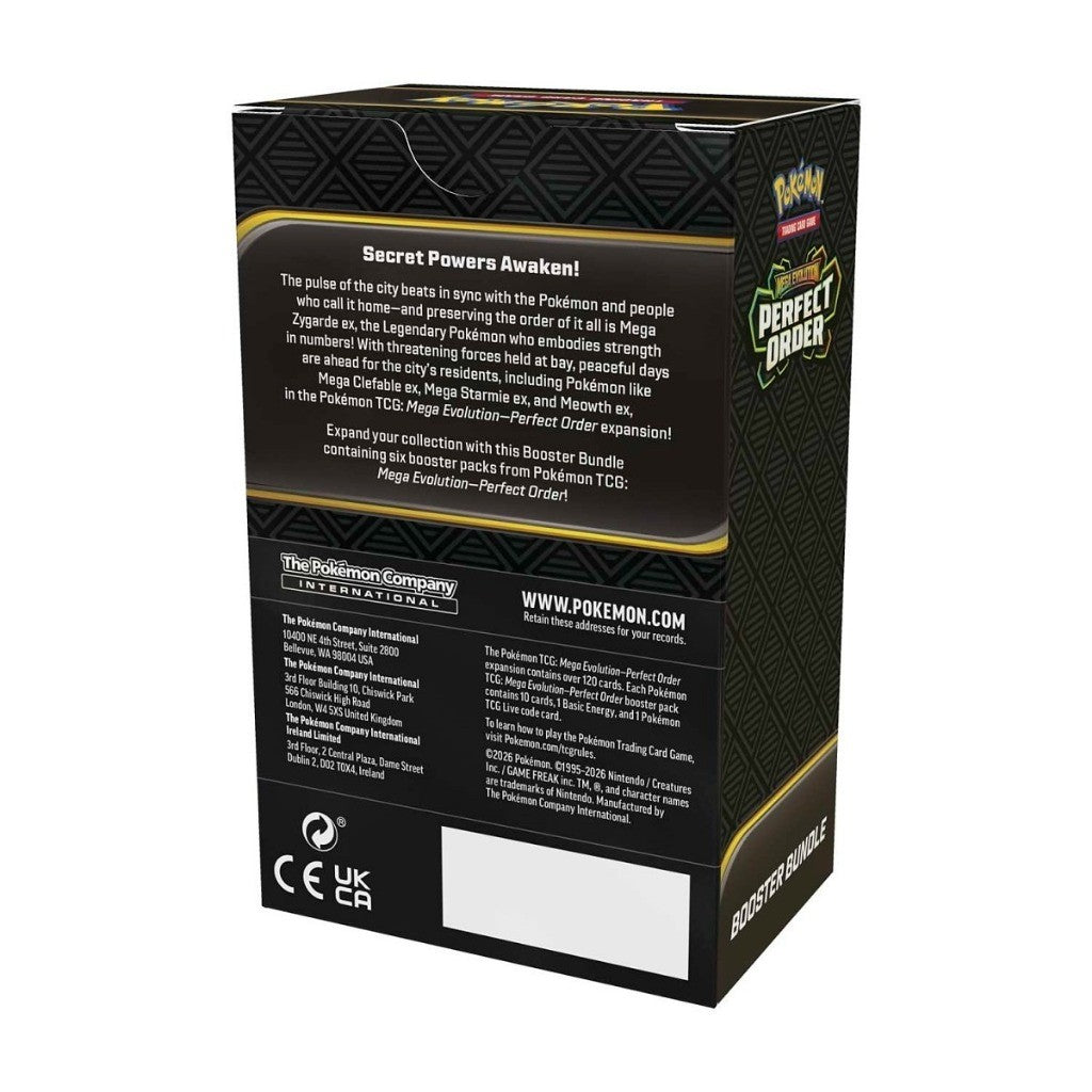 English Pokemon TCG ME03 Perfect Order Booster Bundle