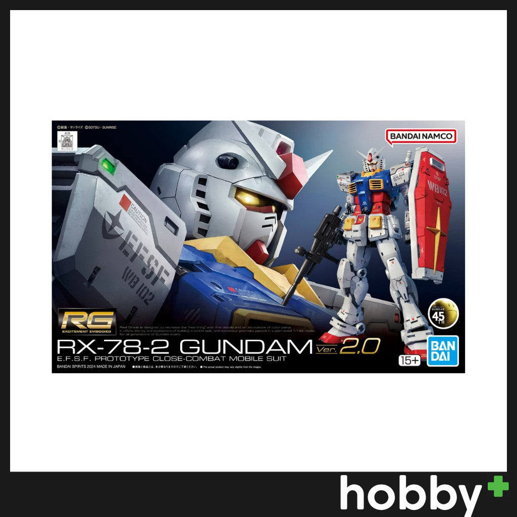 Bandai RG 1/144 40 RX-78-2 Gundam Ver. 2.0